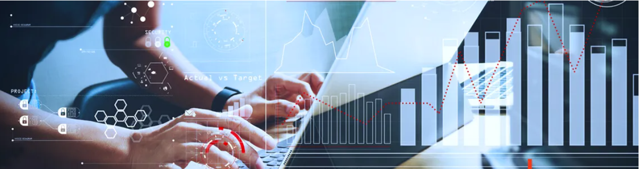 Men discussing charts