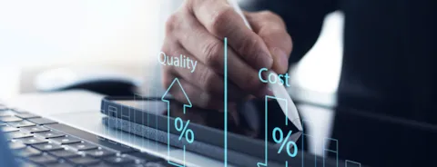 Working on digital tablet with quality control